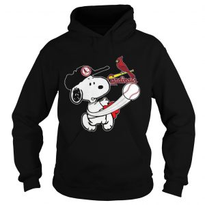 Snoopy play baseball tshirt for fan cardinalsteam Hoodie