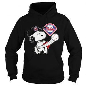 Snoopy Play Baseball TShirt For Fan Phillies Team Hoodie
