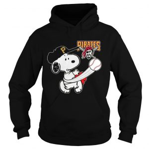 Snoopy Play Baseball TShirt For Fan Pirates Team Hoodie