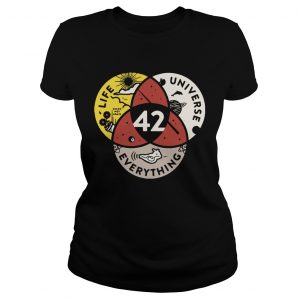 42 the answer to life universe and everything Ladies Tee