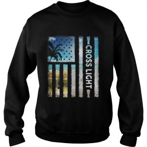 America Flag Cross Light sunshine Sweatshirt