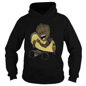 Baby Groot hugging Tacos Hoodie