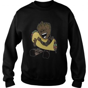 Baby Groot hugging Tacos Sweatshirt