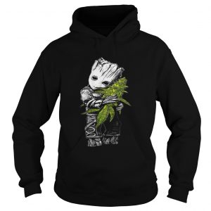 Baby Groot Hugs Weed Hoodie