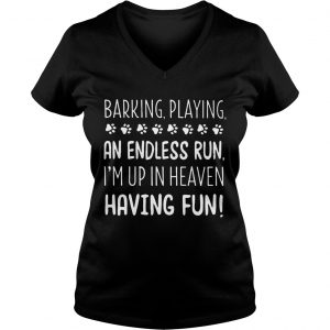 Baking Playing An Endless Run Im Up In Heaven Having Fun Ladies Vneck
