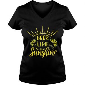Beer Slime Sunshine Ladies Vneck