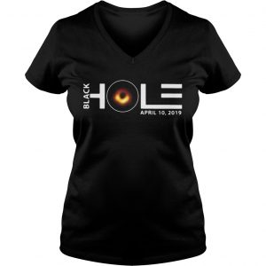 Black hole April 10 2019 Ladies Vneck