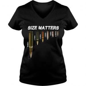 Bullets Size Matters Ladies Vneck