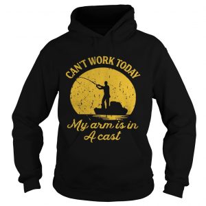 Cant work today my arm is in a cats Hoodie