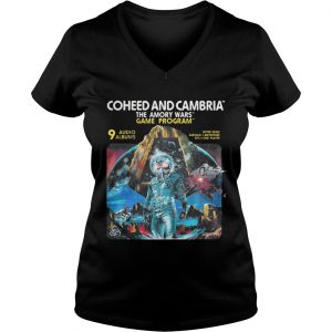 Coheed and Cambria The Amory Wars Game Program 9 audio albums Ladies Vneck