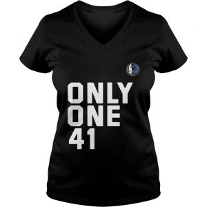 Dallas Mavericks Dirk 41.21.1 Only One 41 Ladies Vneck