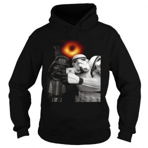 Darth Vader and Stormtroopers selfie with black hole Hoodie