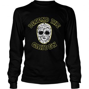 Defend The Gahden Goalie Mask longsleeve tee