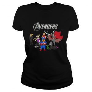 Disney Avengers Winnie The Pooh Style Ladies Tee