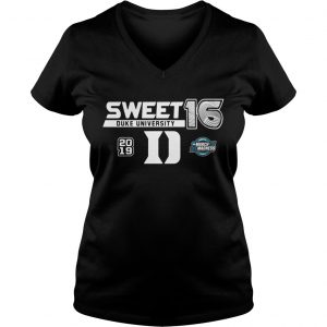 Duke Blue Devils 2019 NCAA Basketball Tournament March Madness Sweet 16 Ladies Vneck