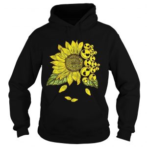 Face Jack Skellington you are my sunshine Sunflower Hoodie
