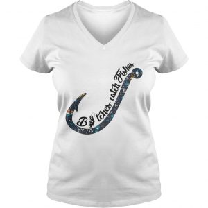 Flower Bitches catch fishes Ladies Vneck