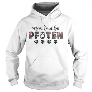 Flower Mein kind hat pfoten paws hoodie
