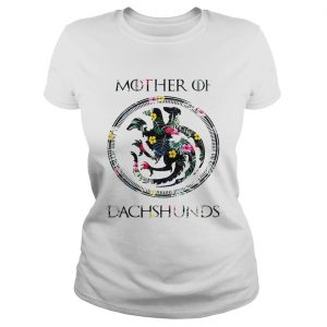 Flower mother of dachshunds game of throne ladies tee