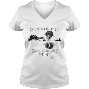 Freddie Mercury open your eyes look up to the skies and see Ladies Vneck