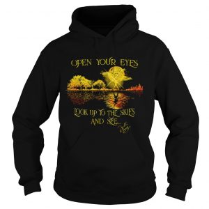 Freddie Mercury signature open your eyes look up to the skies and see Hoodie