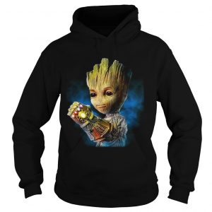 Groot with the infinity gauntlet Hoodie