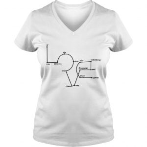 If The Dots Clse Something Disappear And My Appear You Connect The Chaos May Appear Love White Ladies Vneck