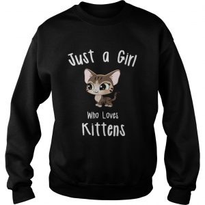 Just A Girl Who Loves Kittens Sweatshirt