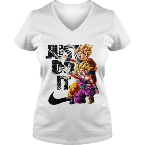 Just do it son goku and vegeta Ladies Vneck