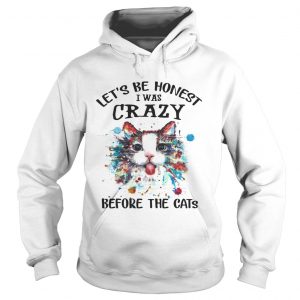 Lets Be Honest I Was Crazy Before The Cats Hoodie