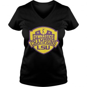 LSU Tigers 2019 SEC Gymnastics Champions Ladies Vneck