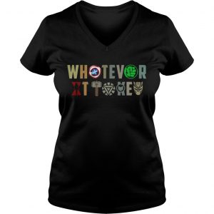 Marvel Avengers Endgame Whatever it takes Ladies Vneck