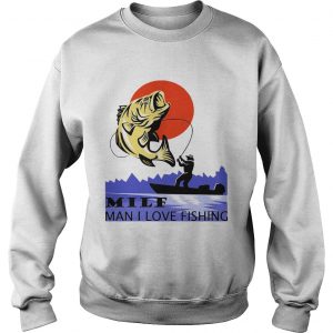 Mife Man I Love Fishing White Version Sweatshirt