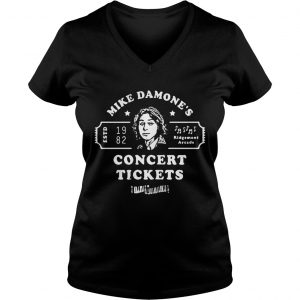 Mike Damones estd 1982 Ridgemont arcade concert tickets Ladies Vneck