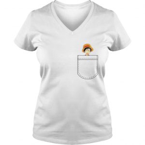 Monkey D Luffy in the pocket Ladies Vneck
