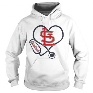 Nurse loves Arizona Cardinals Stethoscope Hoodie