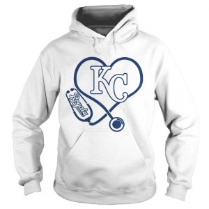 Nurse loves Kansas City Royals stethoscope Hoodie