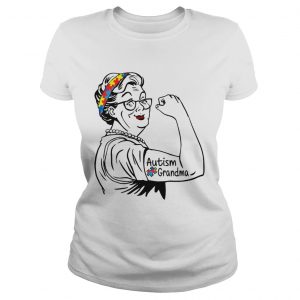 Official Autism grandma Ladies Tee