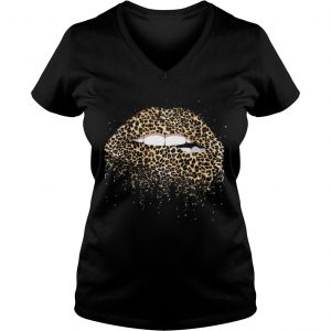 Official Leopard lips Ladies Vneck