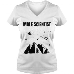 Official Male Scientist Ladies Vneck
