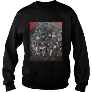 Official Marvel Avengers endgame poster character signature Sweatshirt