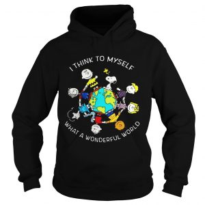 Peanuts I Think To Myself What a Wonderful World Hoodie
