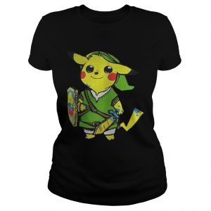 Pikachu Link The Legend of Zelda ladies tee