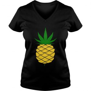 Pineapple weed Ladies Vneck