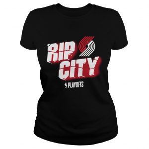 Portland Trail Blazers 2019 NBA Playoffs Rip city Ladies Tee