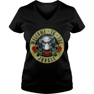 Predator welcome to the jungle Ladies Vneck