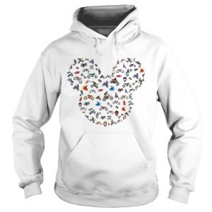 Racing Mickey Mouse head Hoodie