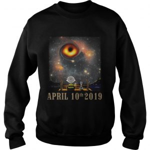 Snoopy and Charlie Brown watching the black hole April 10th 2019 Sweatshirt