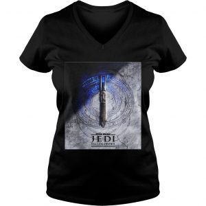 Star Wars Jedi Fallen Order Teaser Image Lightsaber Ladies Vneck