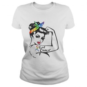 Strong girl End Cancer Ladies Tee